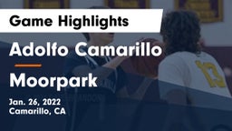Adolfo Camarillo  vs Moorpark  Game Highlights - Jan. 26, 2022