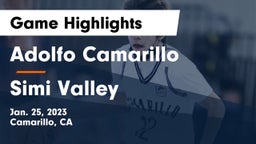 Adolfo Camarillo  vs Simi Valley  Game Highlights - Jan. 25, 2023