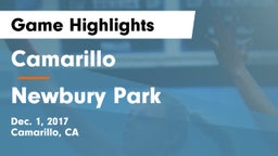 Camarillo  vs Newbury Park  Game Highlights - Dec. 1, 2017
