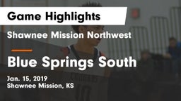 Shawnee Mission Northwest  vs Blue Springs South  Game Highlights - Jan. 15, 2019
