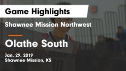 Shawnee Mission Northwest  vs Olathe South  Game Highlights - Jan. 29, 2019