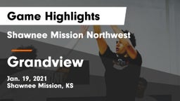 Shawnee Mission Northwest  vs Grandview  Game Highlights - Jan. 19, 2021
