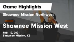 Shawnee Mission Northwest  vs Shawnee Mission West Game Highlights - Feb. 12, 2021