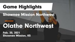 Shawnee Mission Northwest  vs Olathe Northwest  Game Highlights - Feb. 20, 2021