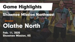 Shawnee Mission Northwest  vs Olathe North  Game Highlights - Feb. 11, 2020
