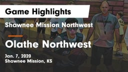 Shawnee Mission Northwest  vs Olathe Northwest  Game Highlights - Jan. 7, 2020