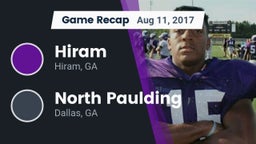 Recap: Hiram  vs. North Paulding  2017