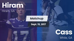 Matchup: Hiram  vs. Cass  2017