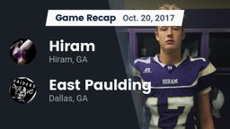 Recap: Hiram  vs. East Paulding  2017