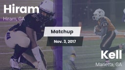 Matchup: Hiram  vs. Kell  2017