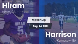 Matchup: Hiram  vs. Harrison  2018