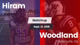 Matchup: Hiram  vs. Woodland  2018