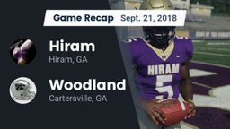 Recap: Hiram  vs. Woodland  2018