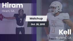 Matchup: Hiram  vs. Kell  2018