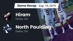 Recap: Hiram  vs. North Paulding  2019