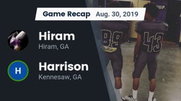 Recap: Hiram  vs. Harrison  2019