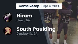 Recap: Hiram  vs. South Paulding  2019