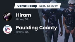 Recap: Hiram  vs. Paulding County  2019