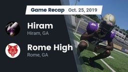 Recap: Hiram  vs. Rome High 2019