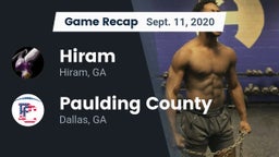 Recap: Hiram  vs. Paulding County  2020