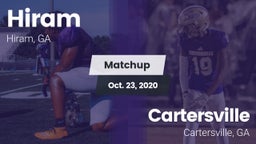 Matchup: Hiram  vs. Cartersville  2020