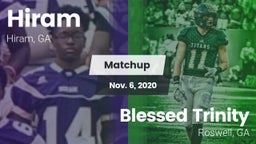 Matchup: Hiram  vs. Blessed Trinity  2020