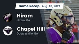 Recap: Hiram  vs. Chapel Hill  2021