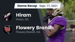 Recap: Hiram  vs. Flowery Branch  2021