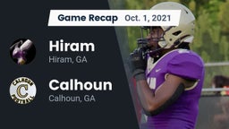 Recap: Hiram  vs. Calhoun  2021