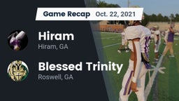 Recap: Hiram  vs. Blessed Trinity  2021