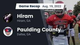 Recap: Hiram  vs. Paulding County  2022