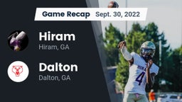 Recap: Hiram  vs. Dalton  2022