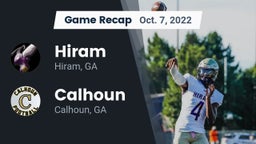 Recap: Hiram  vs. Calhoun  2022