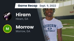 Recap: Hiram  vs. Morrow  2022