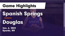 Spanish Springs  vs Douglas  Game Highlights - Jan. 6, 2024