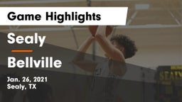 Sealy  vs Bellville  Game Highlights - Jan. 26, 2021