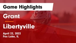 Grant  vs Libertyville  Game Highlights - April 22, 2022