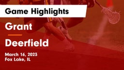 Grant  vs Deerfield  Game Highlights - March 16, 2023