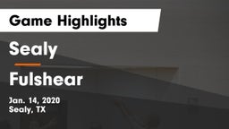 Sealy  vs Fulshear  Game Highlights - Jan. 14, 2020