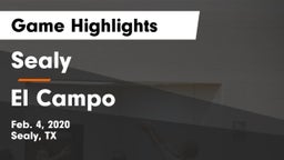 Sealy  vs El Campo  Game Highlights - Feb. 4, 2020