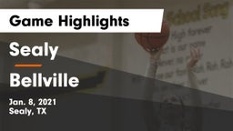 Sealy  vs Bellville  Game Highlights - Jan. 8, 2021