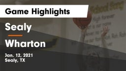 Sealy  vs Wharton  Game Highlights - Jan. 12, 2021