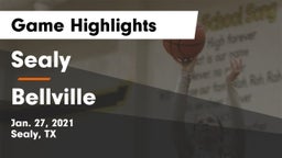 Sealy  vs Bellville  Game Highlights - Jan. 27, 2021