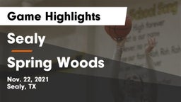 Sealy  vs Spring Woods  Game Highlights - Nov. 22, 2021