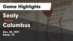 Sealy  vs Columbus  Game Highlights - Dec. 30, 2021