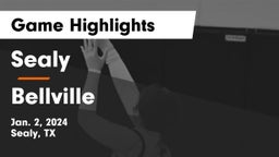 Sealy  vs Bellville  Game Highlights - Jan. 2, 2024