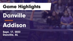 Danville  vs Addison  Game Highlights - Sept. 17, 2022
