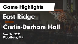 East Ridge  vs Cretin-Derham Hall  Game Highlights - Jan. 24, 2020
