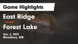 East Ridge  vs Forest Lake  Game Highlights - Jan. 6, 2023