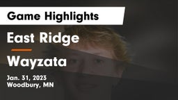 East Ridge  vs Wayzata  Game Highlights - Jan. 31, 2023